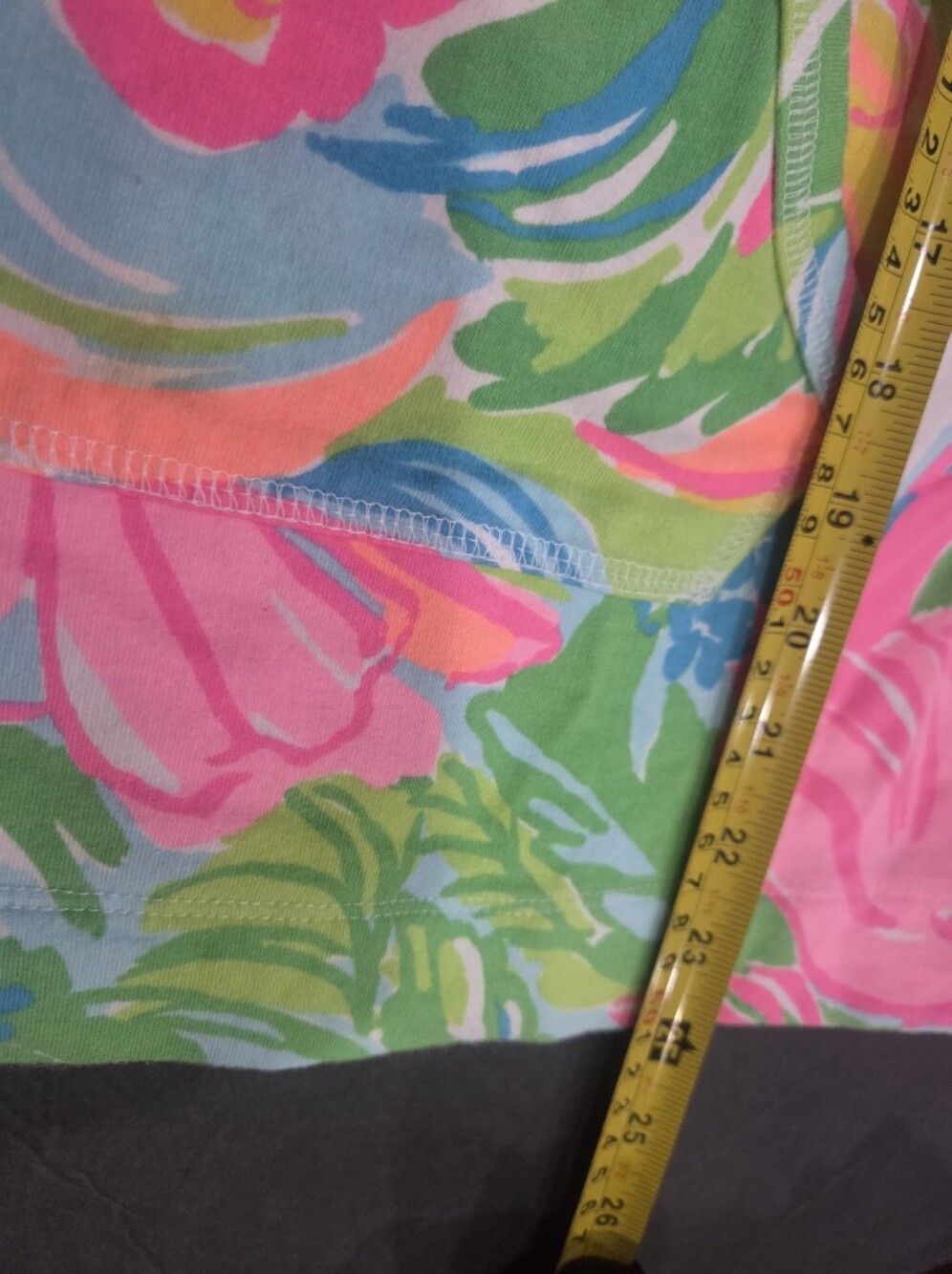 Lilly Pulitzer Pink & Green Floral Half-Zip Pullover Sz.S Women's - Picture 7 of 9